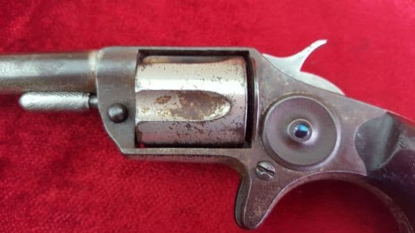 X X X  SOLD X X  X  A Colt .30 calibre obsolete rimfire revolver c. 1875.  Used condition. Ref 7472